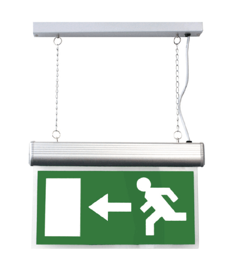 Emergency lighting exit sign